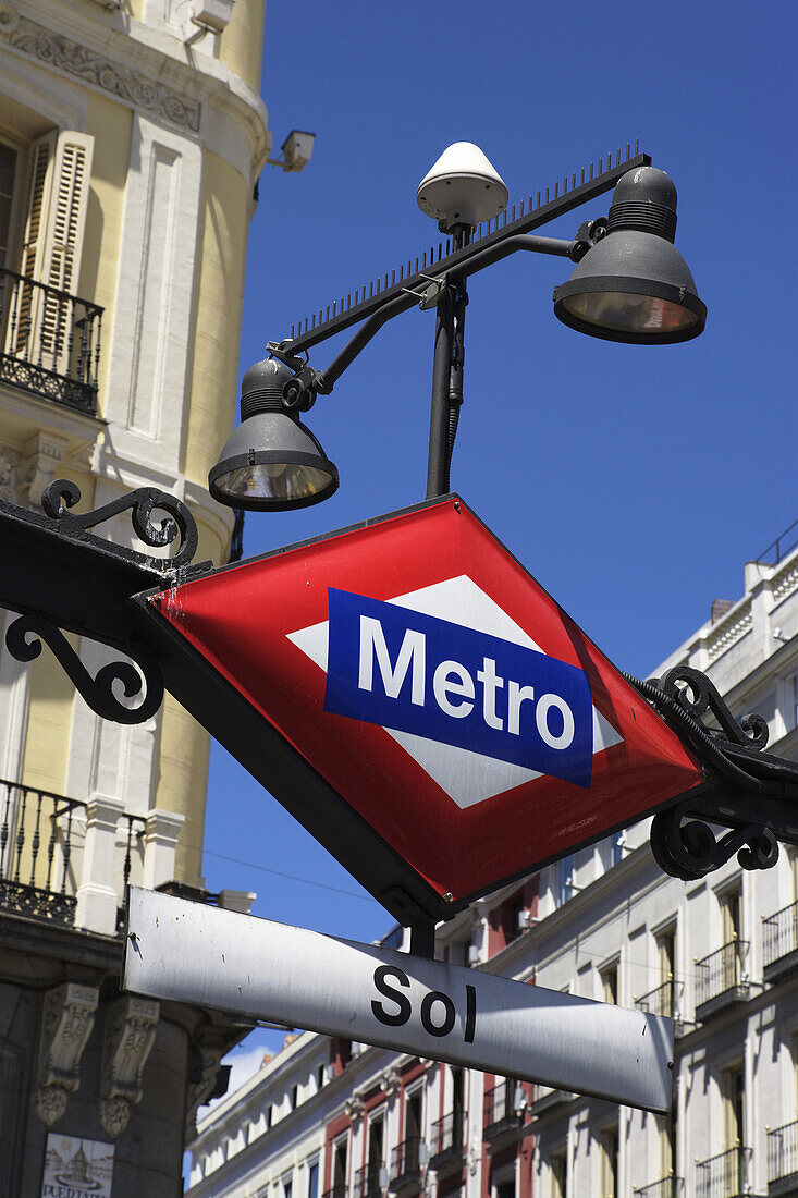 Metro station Sol, Madrid, Spain