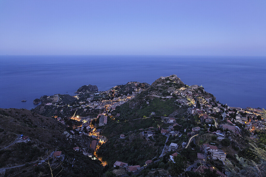 Castello Sarazeno, Monte Tauro, Taormina, Sicily, Italy