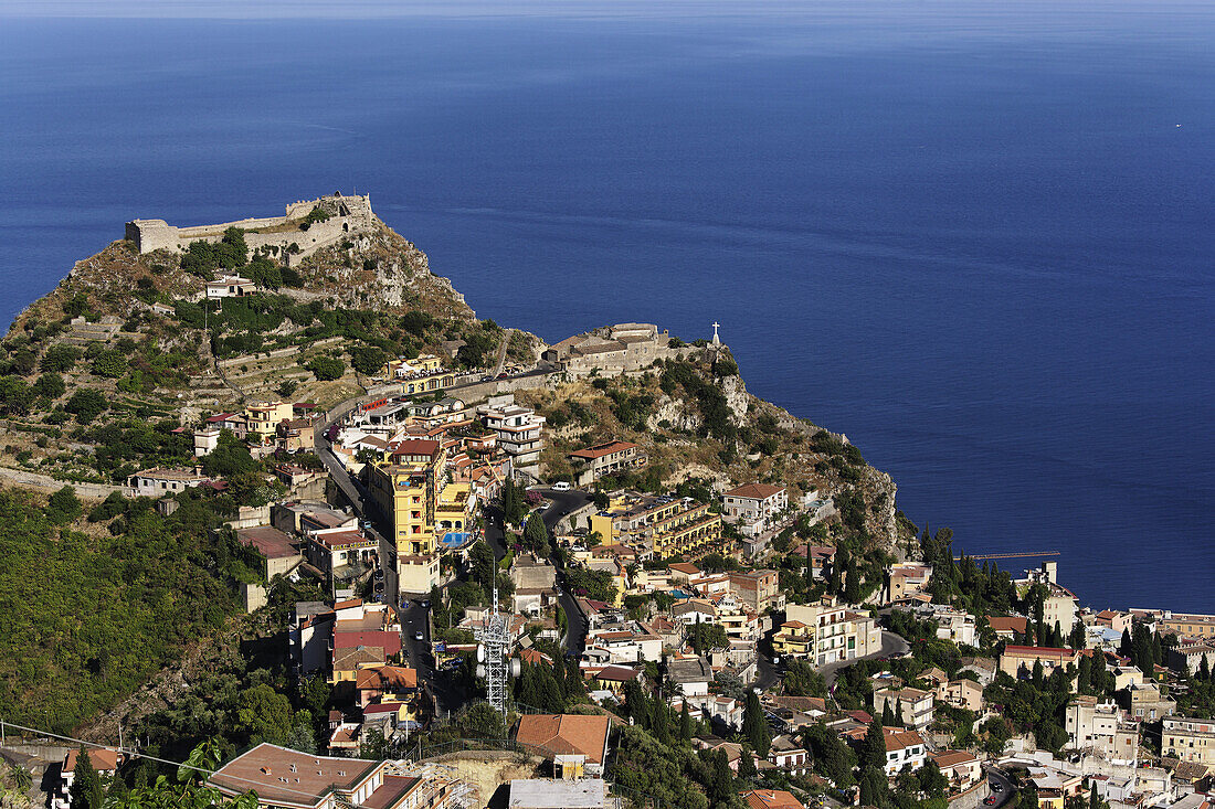 Castello Sarazeno, Monte Tauro, Taormina, Sicily, Italy