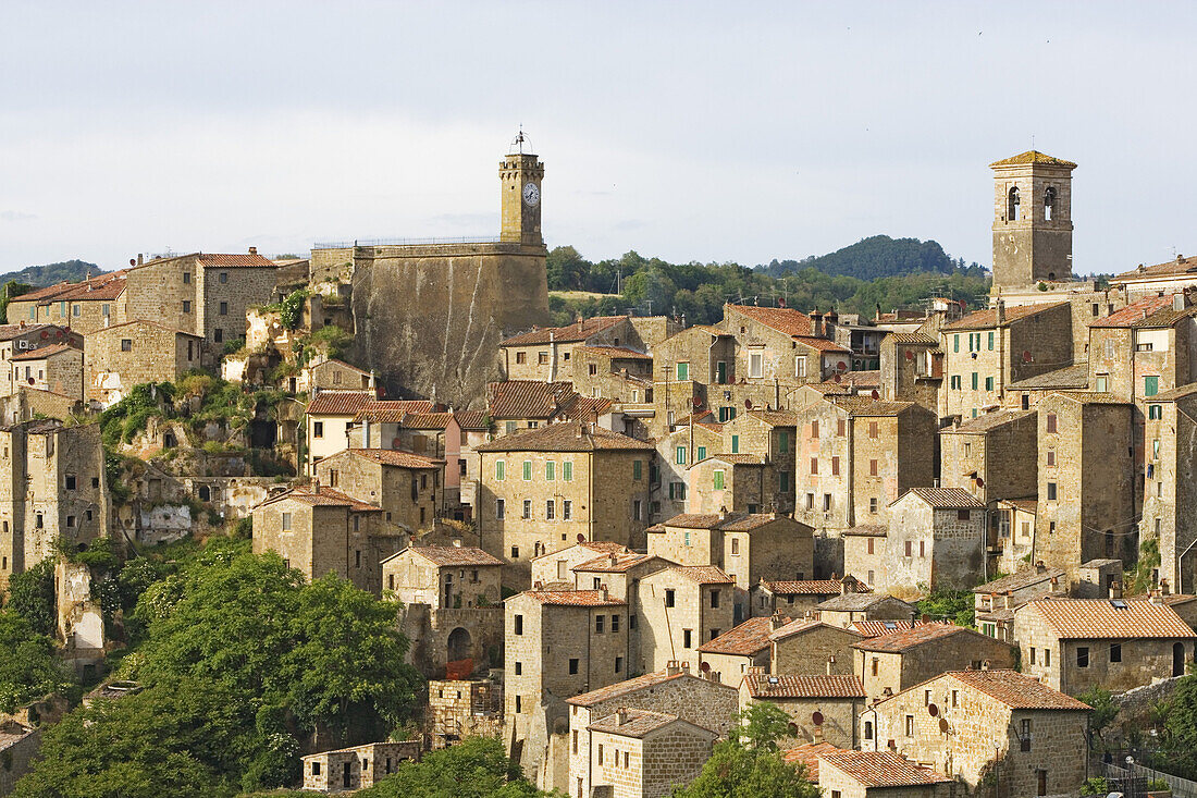 Sorano, Toskana, Italien