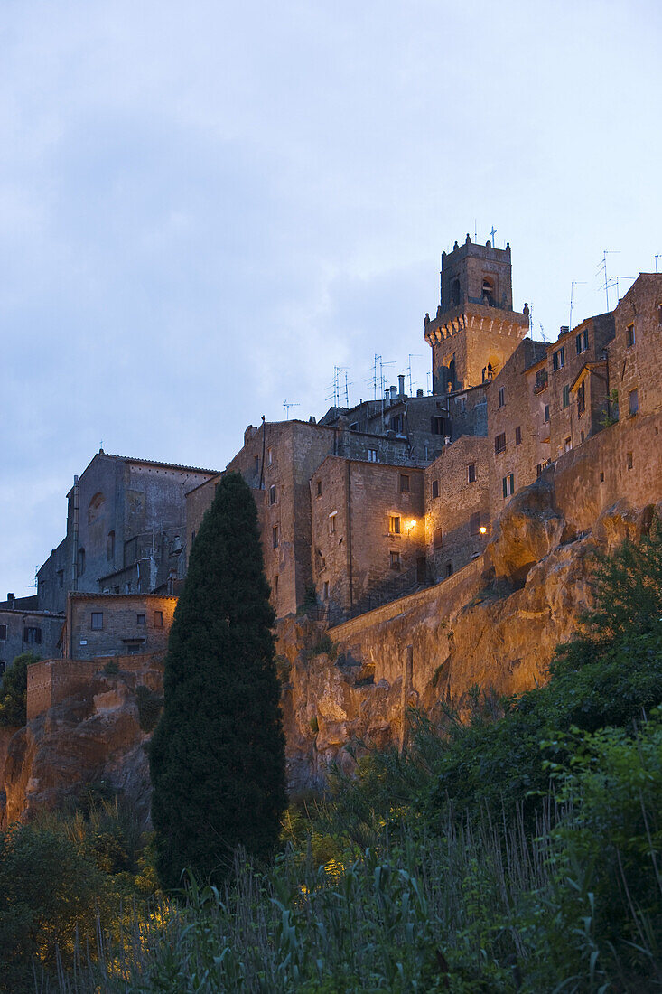 Pitigliano, Toskana, Italien