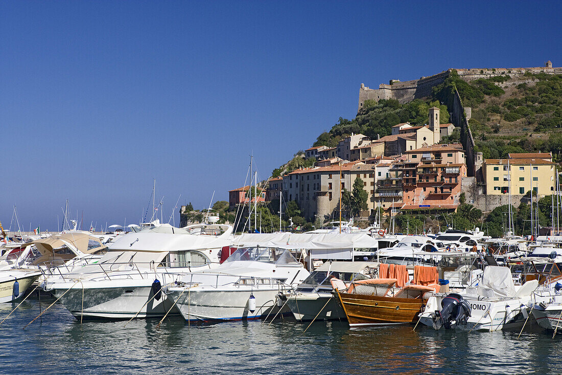 Port of Porto Ercole, Monte Argentario, Maremma, Tuscany, Italy