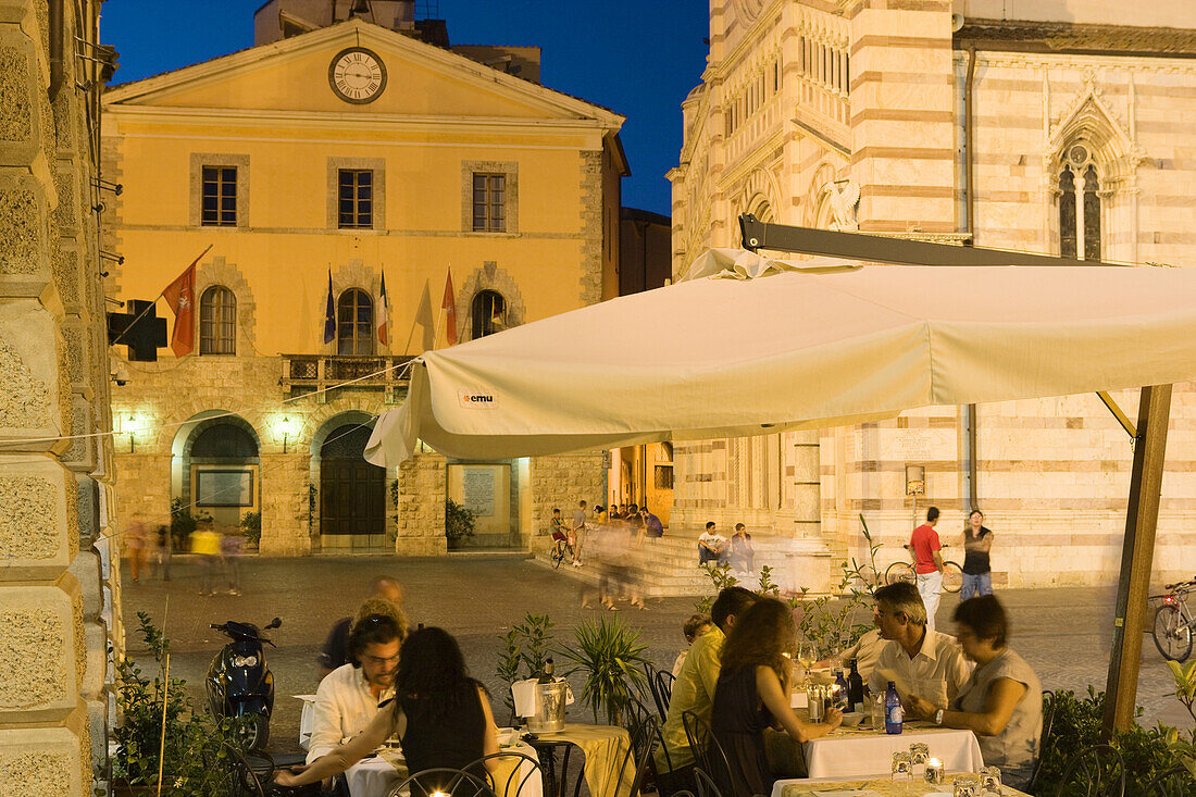 Piazza Dante Alighieri, Grosseto, Tuscany, Italy