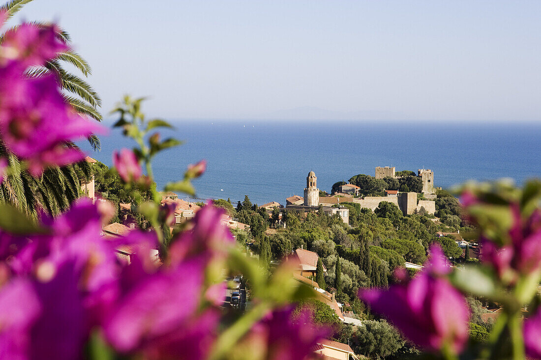 Old town and castle of Castiglione della Pescaia, Tuscany, Italy