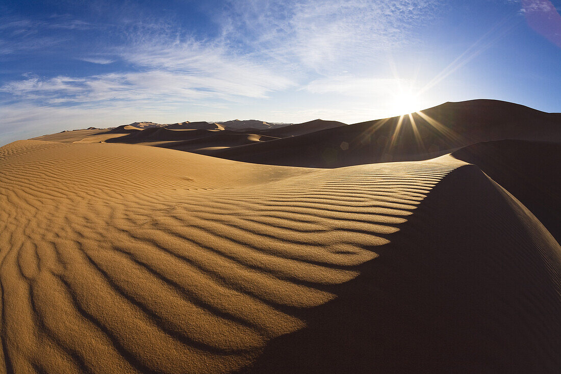 Sanddünen in der libysche Wüste, Sahara, Libyen, Nordafrika