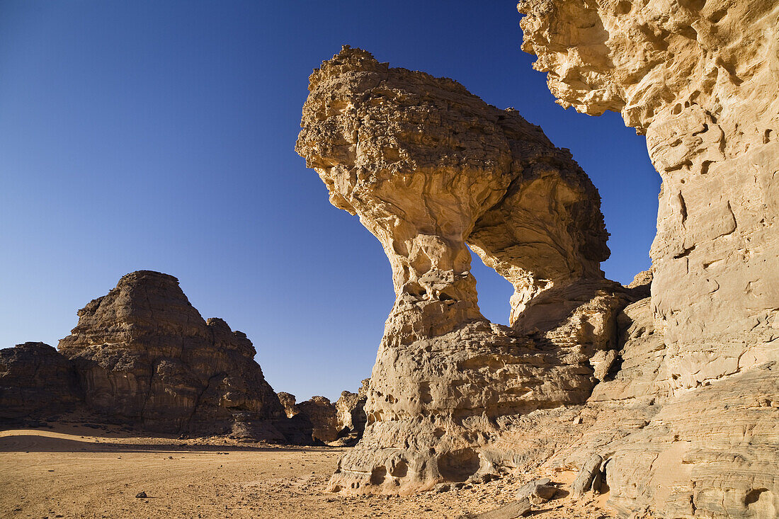 Stony desert, Tassili Maridet, Libya, Sahara, North Africa