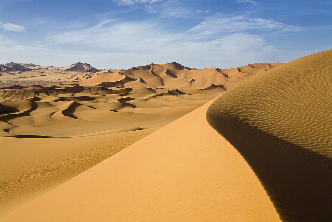 Sanddünen in der libysche Wüste, Sahara, Libyen, Nordafrika