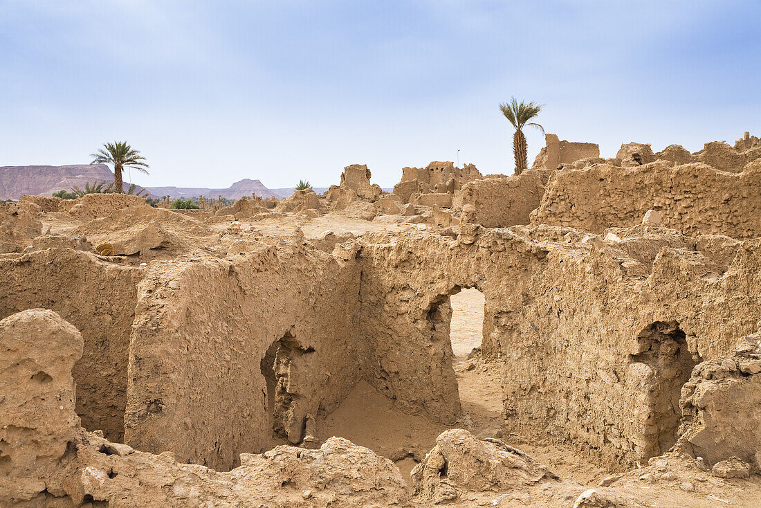 Ruinen von Germa, mittelalterliche Hauptstadt der Garamanten, Libyen, Sahara, Nordafrika