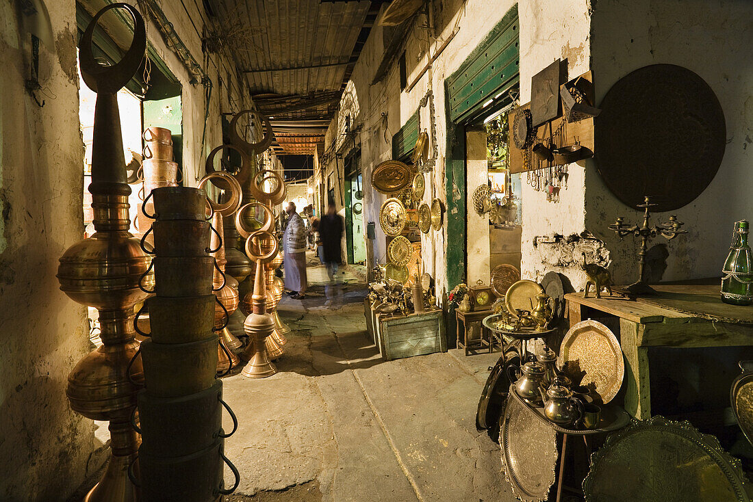 Craftsmen quarter in the Medina, Old Town, Tripoli, Libya, Africa