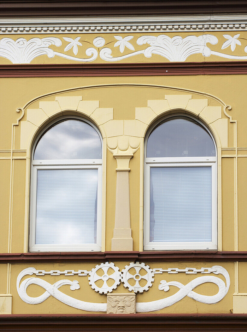 House in art nouveau style at Oberhausen - Osterfeld, Ruhrgebiet, North Rhine-Westphalia, Germany, Europe