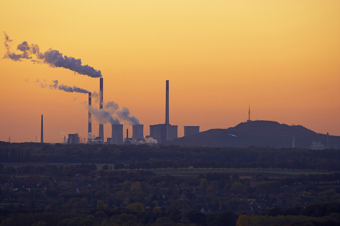 Hoheward stockpile, Scholven Power Station, Herten, North Rhine-Westphalia, Germany