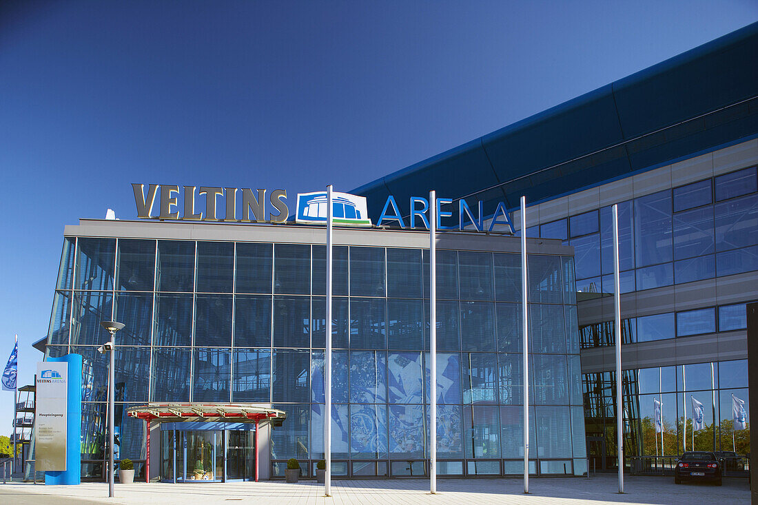Veltins Arena in Gelsenkirchen, Ruhrgebiet, Nordrhein-Westfalen, Deutschland, Europa