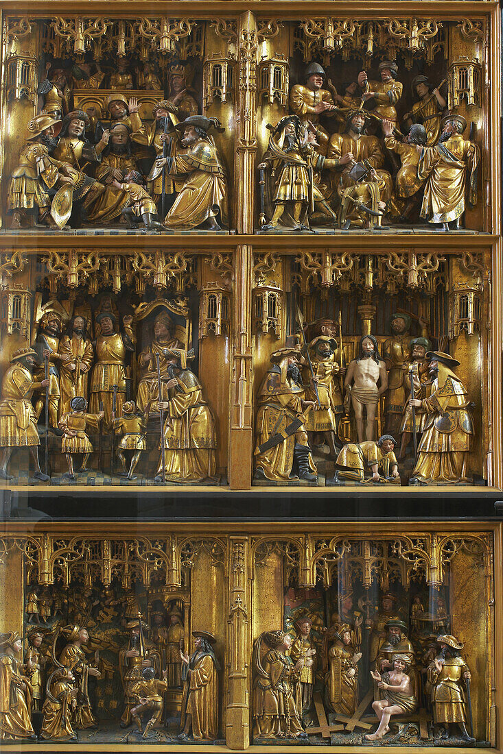 Winged altar, St. Peter's church, Dortmund, North Rhine-Westphalia, Germany