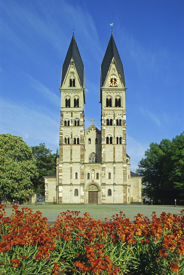 Church of St. Kastor, Koblenz, Rhine, Rhineland-Palatinate, Germany