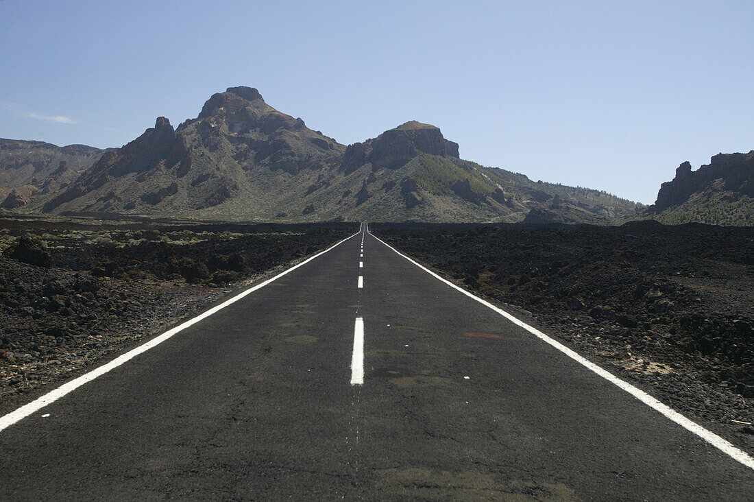 Road to Teide, Tenerife, Canary Islands, Spain
