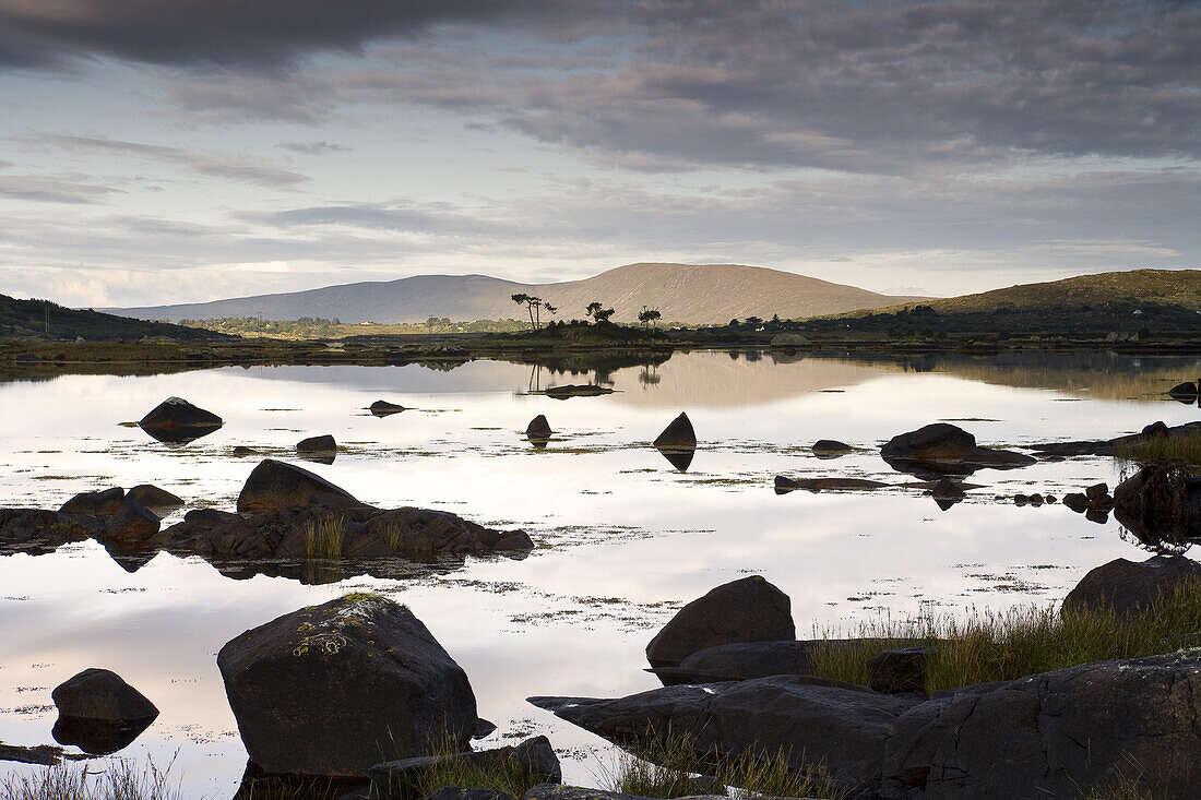 Camus Bay, Connemara, Co. Galway, Irland, Europa