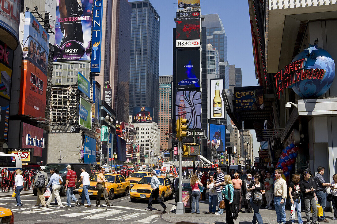 Times Square, Downtown Manhattan, New York City, New York, Nordamerika, USA