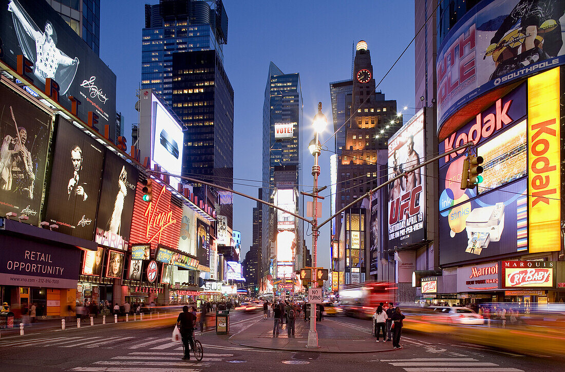 Times Square, Downtown Manhattan, New York City, New York, Nordamerika, USA