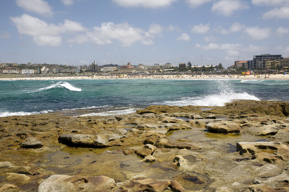 Strand von Bondi Beach, Waverley Council, Sydney, New South Wales, Australien