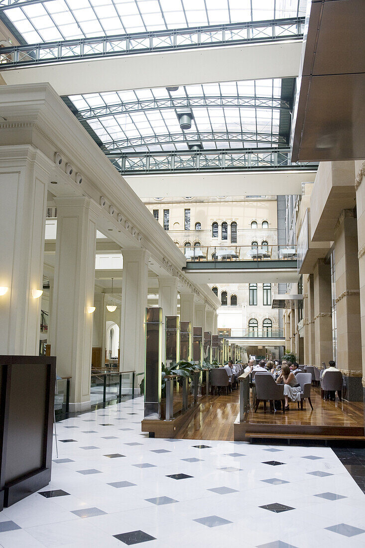 Restaurant im Queen Victoria Building, Innenstadt Sydney, New South Wales, Australien