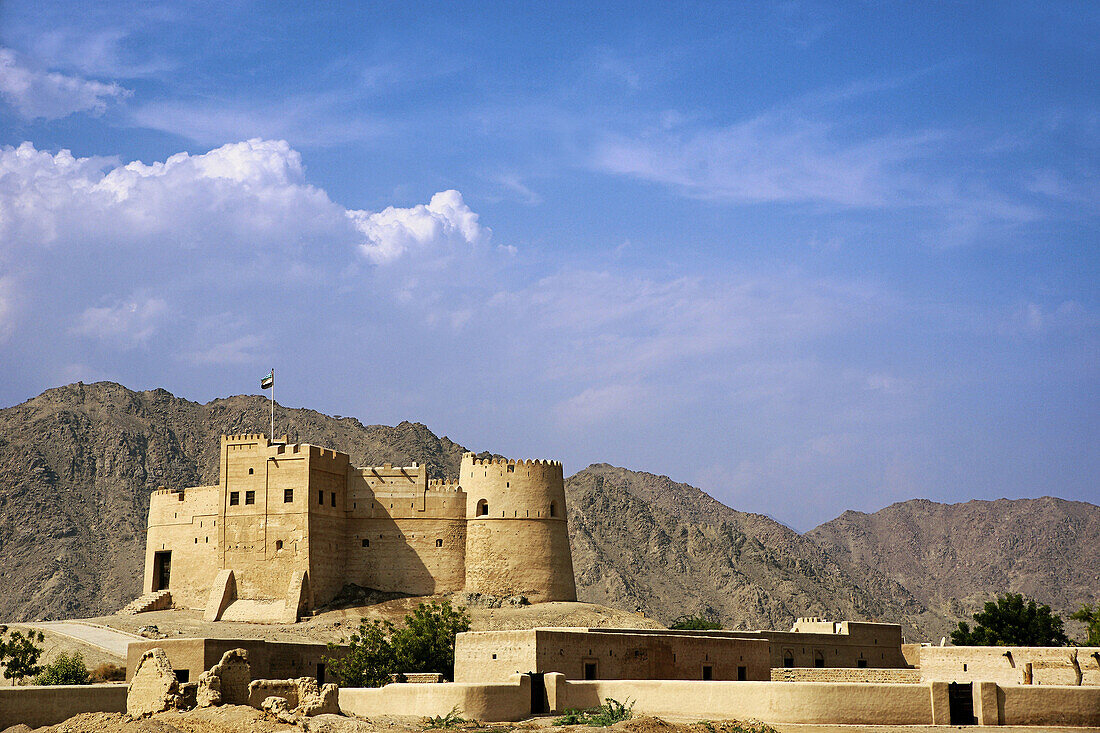 Al Hisn fort at Fujairah, UAE  United Arab Emirates)