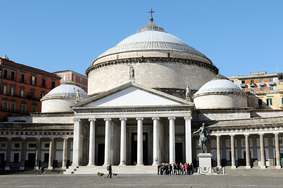 Church of San Francesco di Paola, Piazza del Plebiscito, Naples, Italy