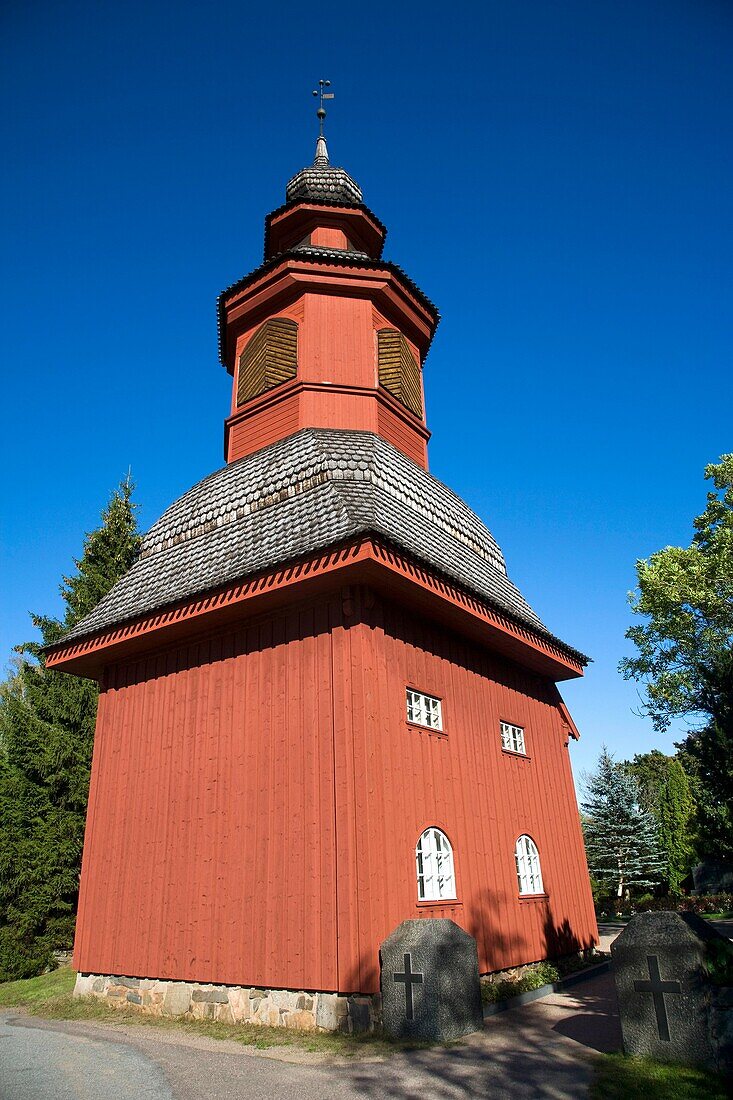 Finland, Hämeen Harkätie, The Ox Road of Häme, Koski TI, the bell tower of the parish chapel from from 1777