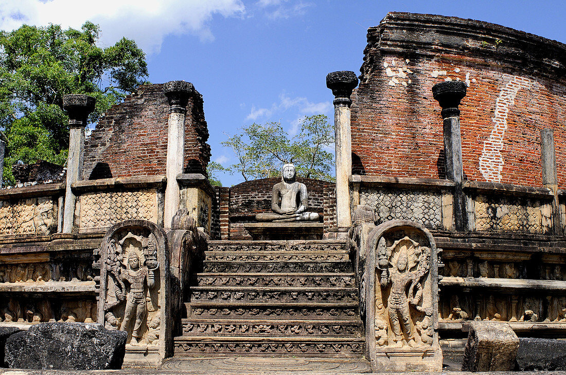 Ruins of Royal Palace, Polonnaruwa, Sri Lanka