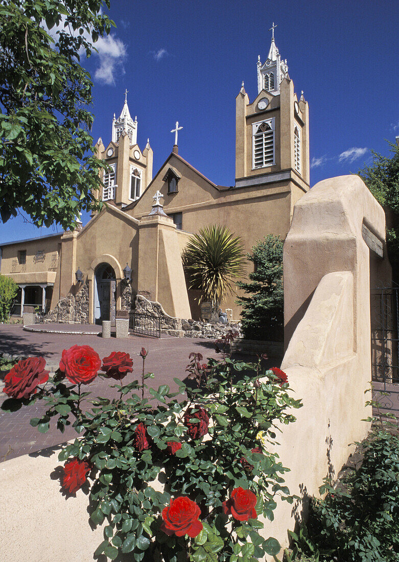 San Felipe de Neri Church, Built 1793, spiritual heart for Albuquerque, New Mexico