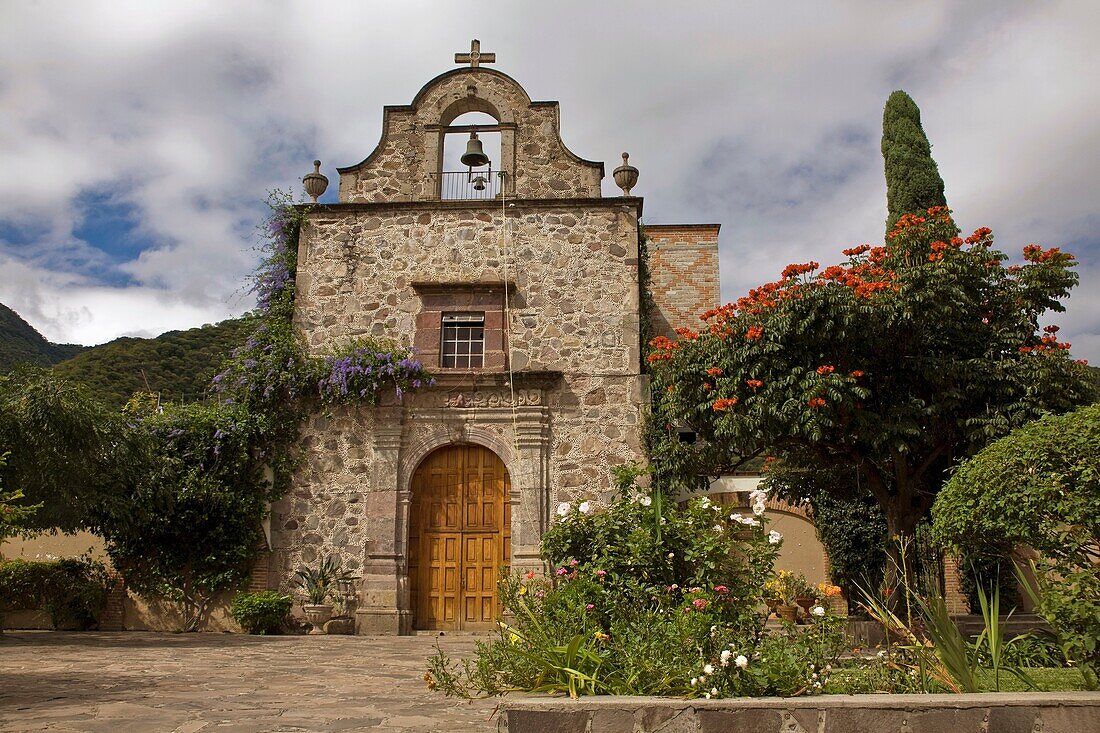 Ajijic, Jalsico, Mexico  baroque San Andes parish church