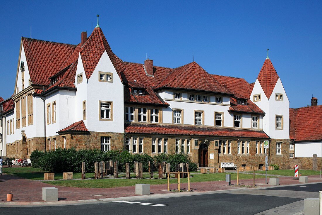 D-Bersenbrueck, Samtgemeinde Bersenbrueck, Hase, Hasetal, Osnabruecker Land, Niedersachsen, Rathaus, D-Bersenbrueck, Samtgemeinde Bersenbrueck, Hase, Hase valley, Osnabrueck Country, Lower Saxony, town hall *** Local Caption *** D-Bersenbrueck, Samtgemein