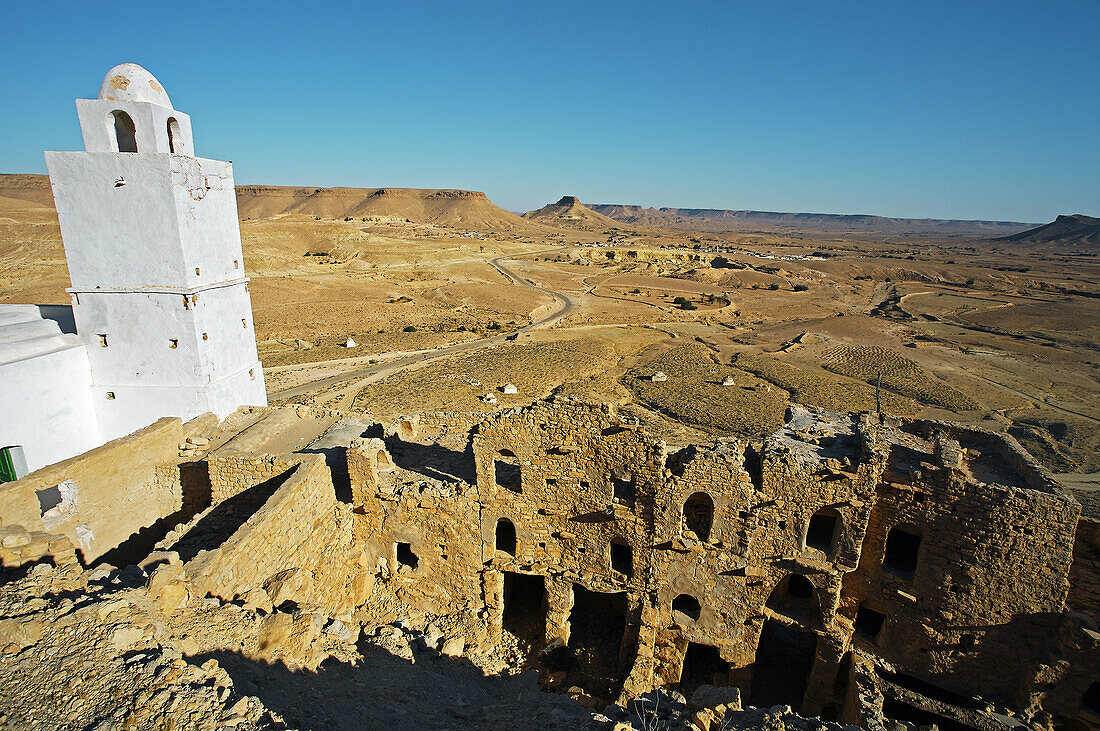 Douiret ruined Berber village, Tataounie district, Tunisia´s ksar trail, South Tunisia, Tunisia