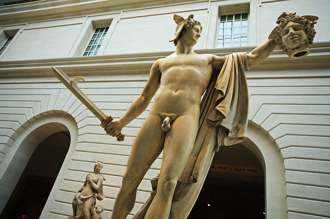 Sculptures gallery in the Metropolitan Museum of Art, Manhattan, New York City, USA