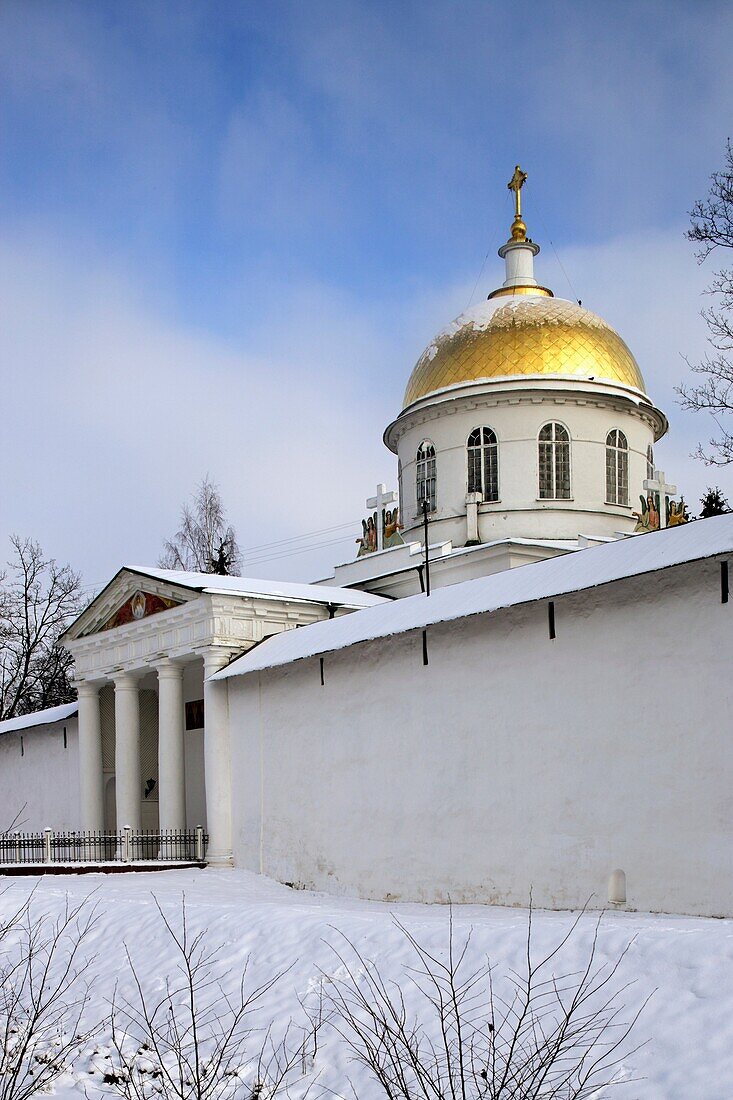 Russia,Pskov Region,Petchory,Saint Dormition Orthodox Monastery,founded in 1473,Church of St  Nicholas of Thaumaturge,16th century