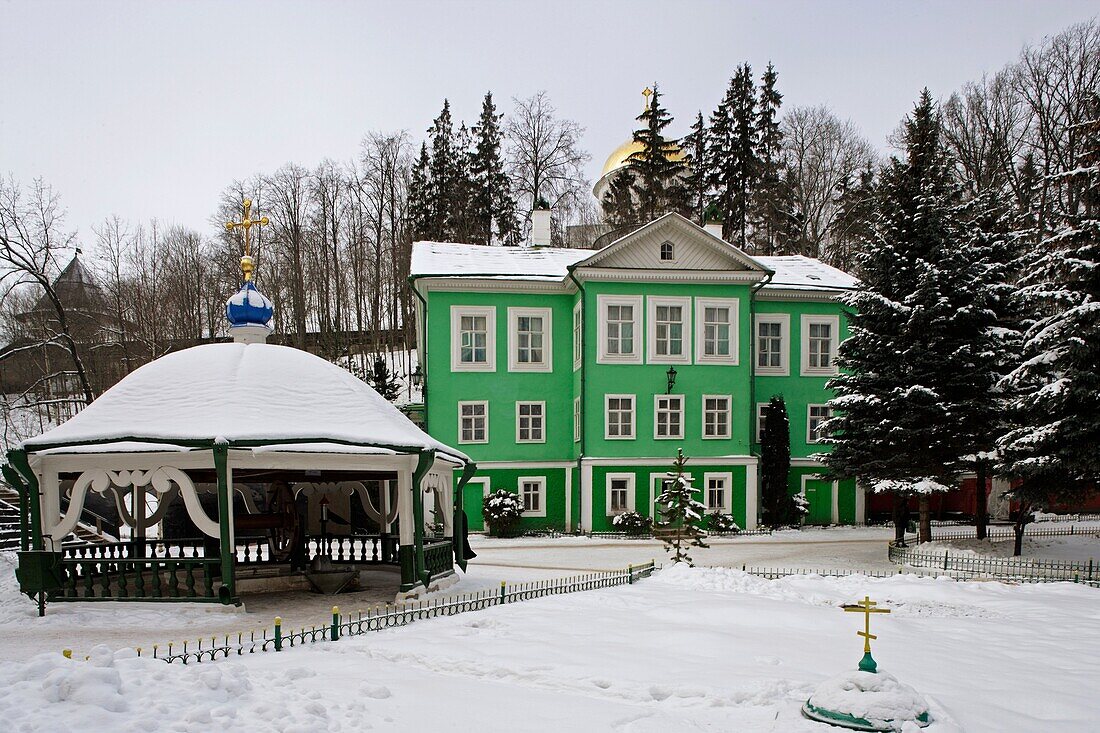 Russia,Pskov Region,Petchory,Saint Dormition Orthodox Monastery,founded in 1473