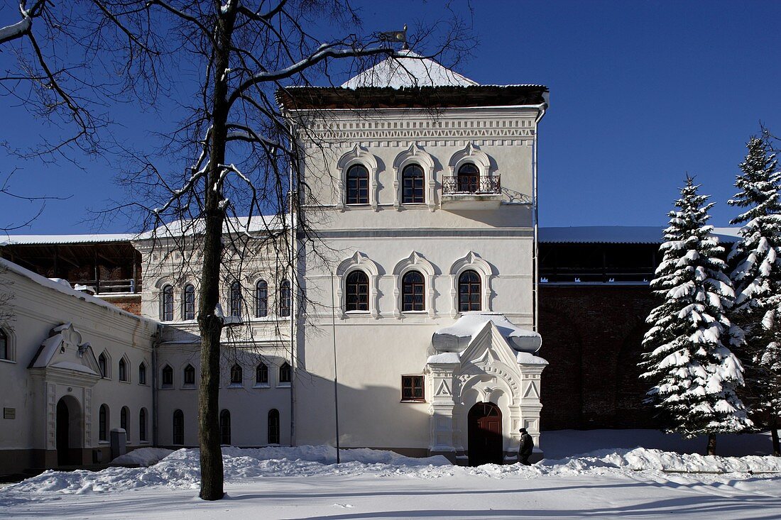 Russia,Novgorod-the-Great,Kremlin Buildings,Fortifications Wall