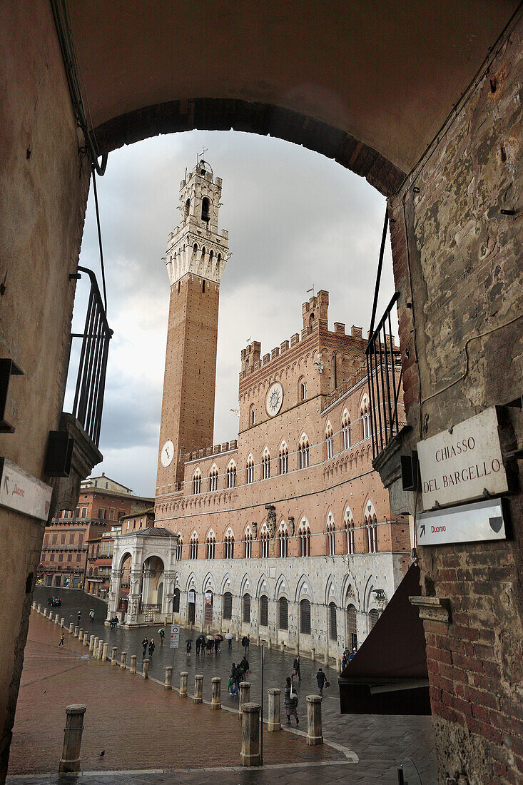Piazza del Campo, Siena, UNESCO World Heritage Site, Tuscany, Italy, Europe
