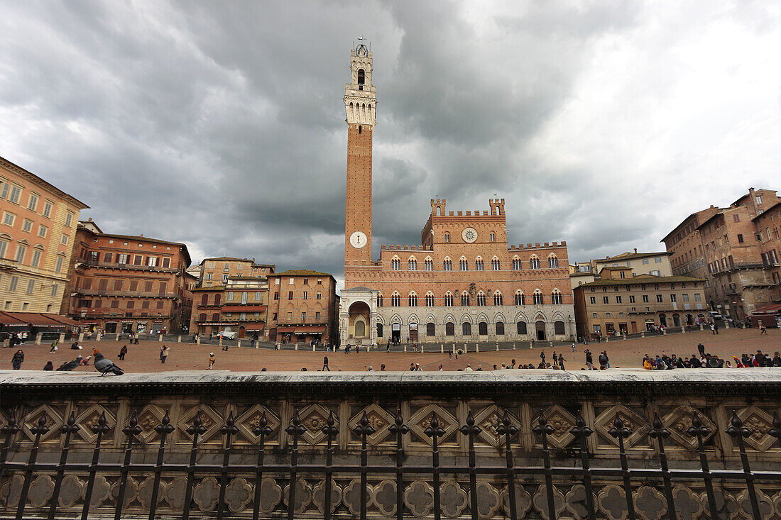 Piazza del Campo, Siena, UNESCO World Heritage Site, Tuscany, Italy, Europe