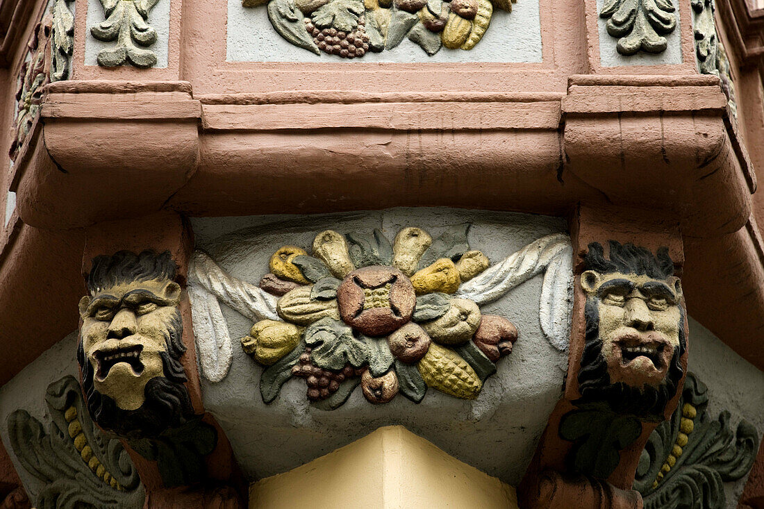 Germany, Rheinland-Pfaltz, Koblenz, Detail of the Vier Türme  ´Four Towers´) 17th century building