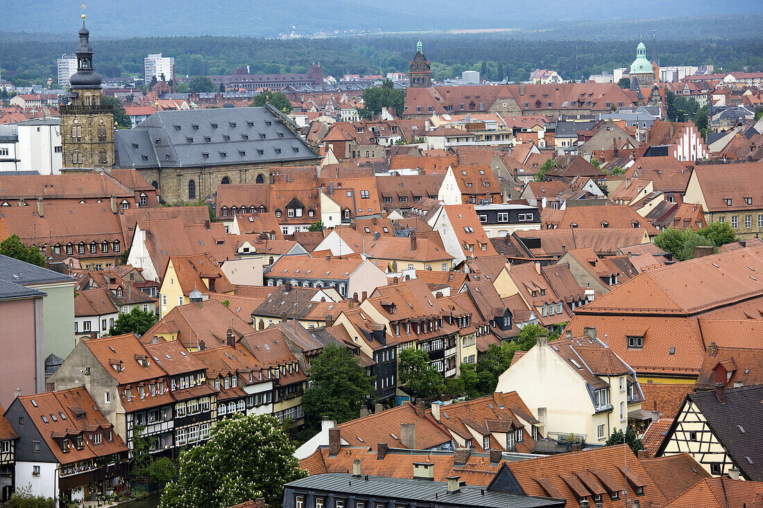 Germany, Bavaria, Bamberg, View from Kloster St. Michael