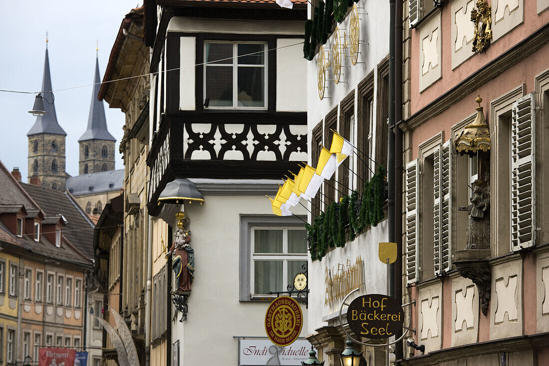 Germany, Bavaria, Bamberg, Bamberg Lower Town buildings