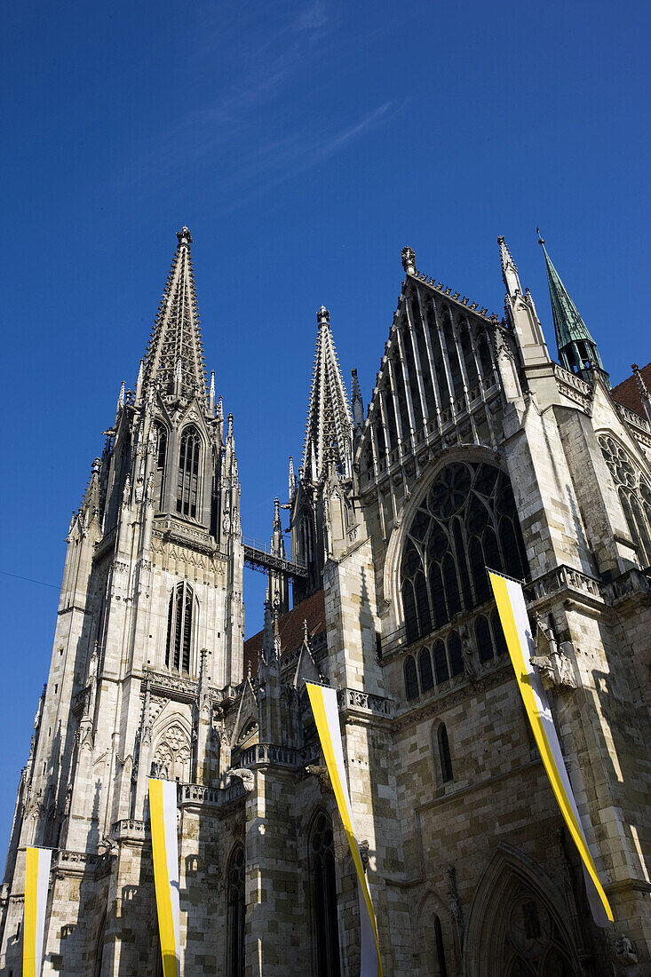 Dom St. Peter cathedral, Regensburg, Bavaria, Germany