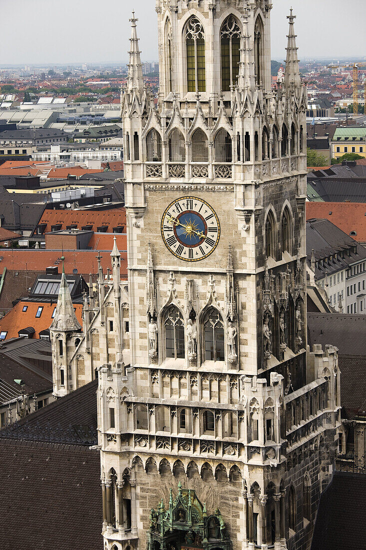 New Town Hall tower, Munich, Bavaria, Germany