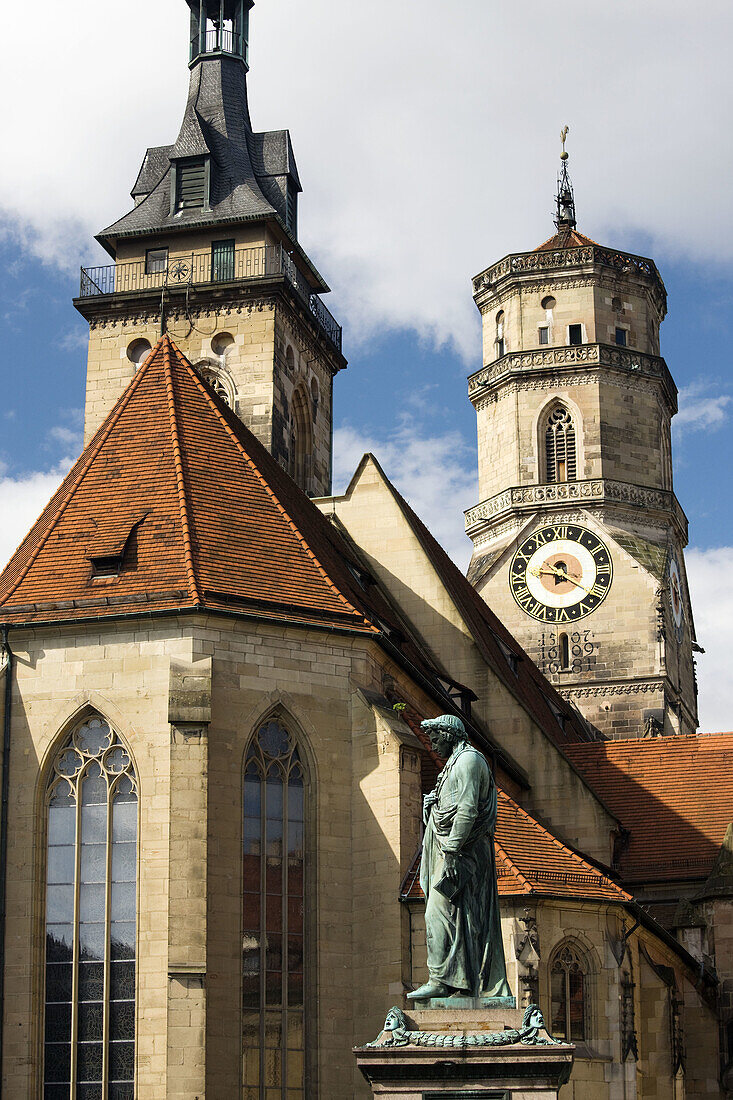 Stiftskirche, Collegiate church, Stuttgart, Baden-Wurttemberg, Germany