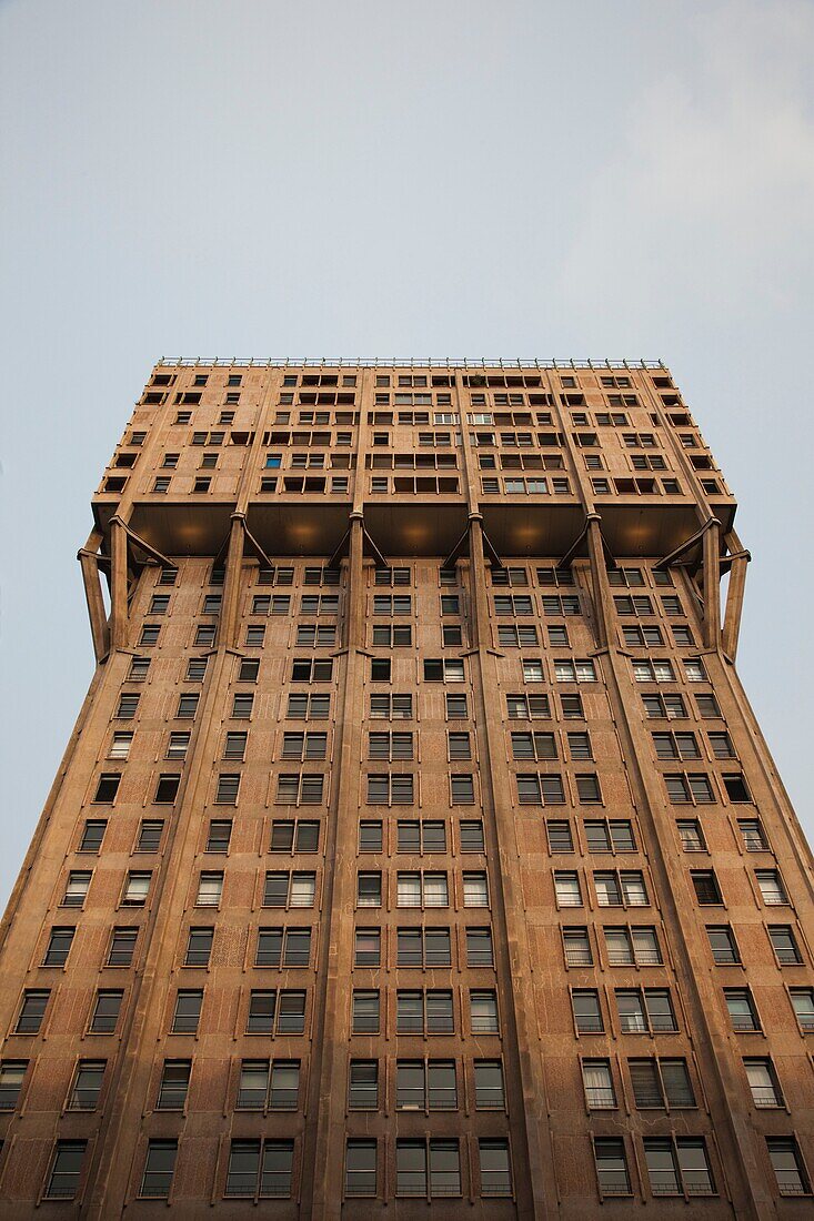 Italy, Lombardy, Milan, Torre Velasca tower, b 1954, designed by BBPR architects