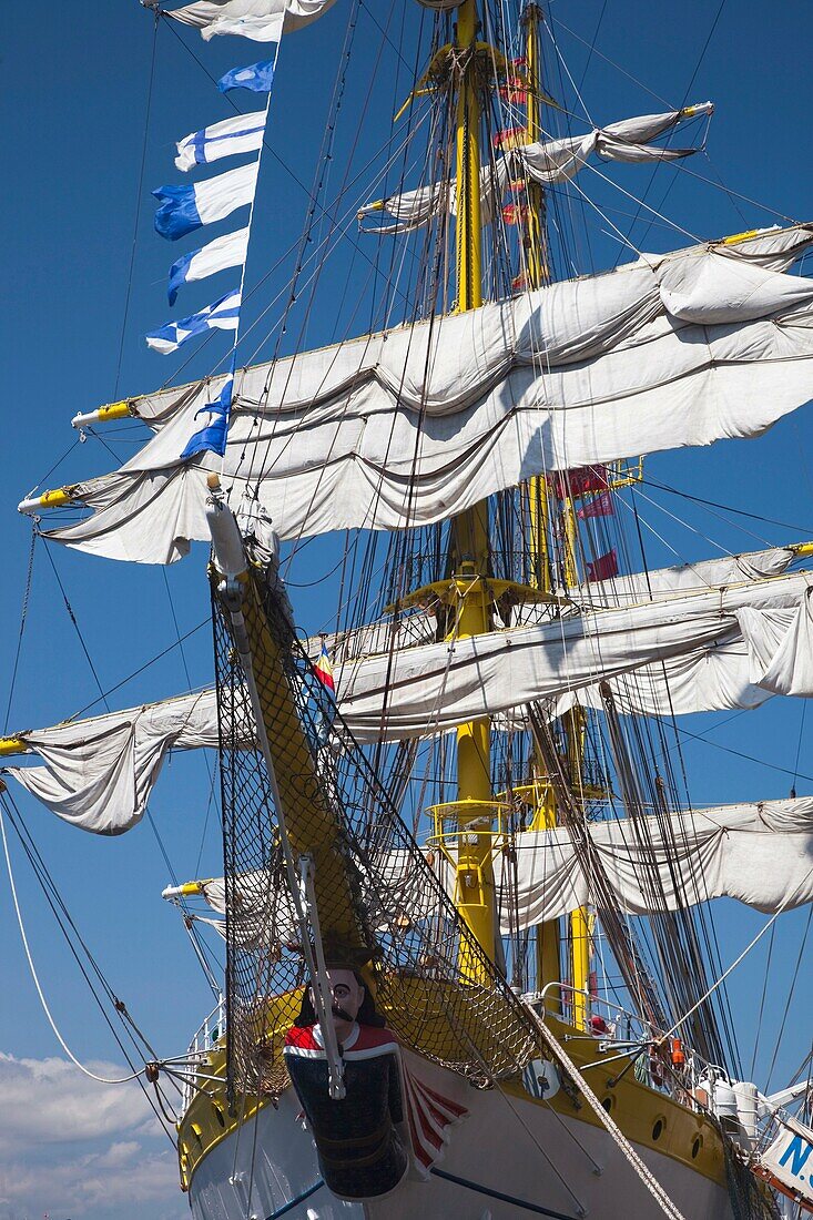 USA,Massachusetts, Boston, Sail Boston Tall Ships Festival, Romanian tall ship Mircea