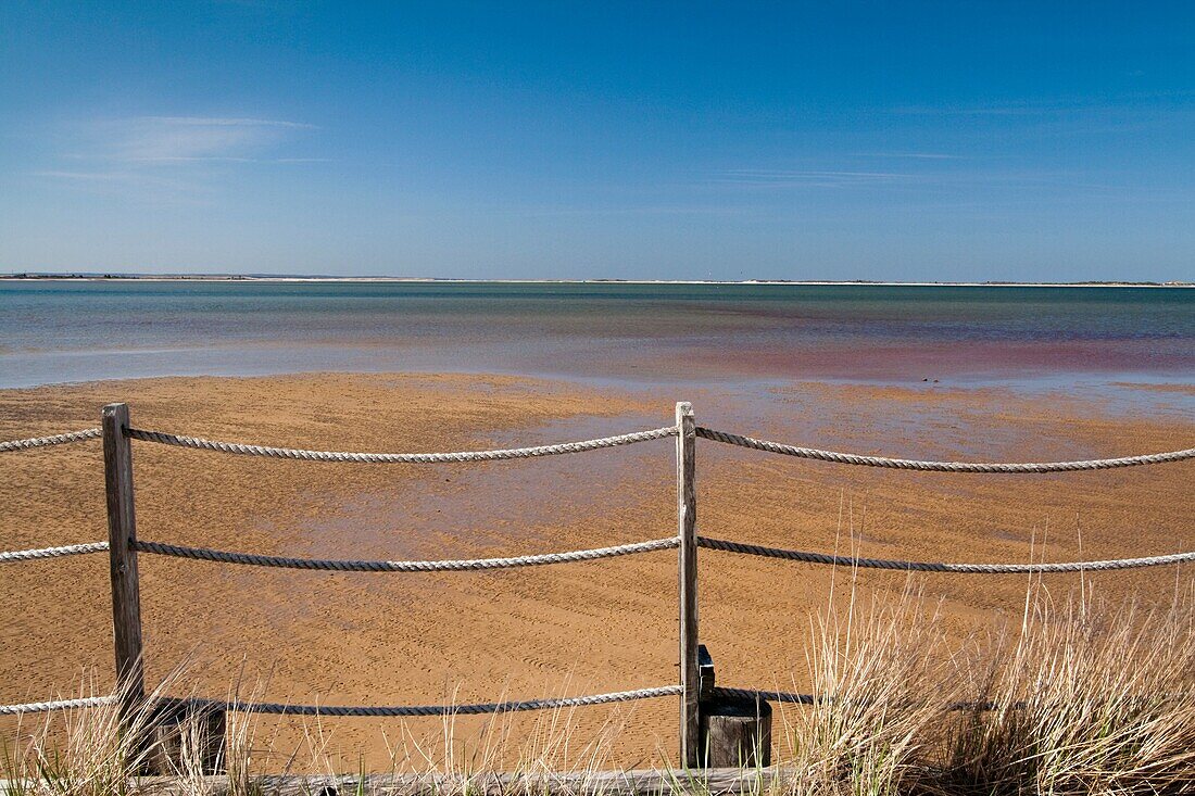 USA, New York, Long Island, The Hamptons, Amagansett, view of Napeague Harbor