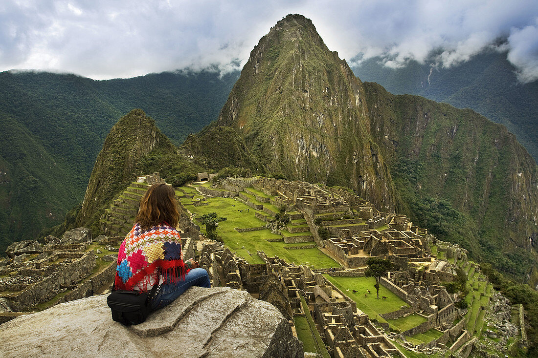 Machu Picchu sacred city of the Inca empire, Cusco region, Peru