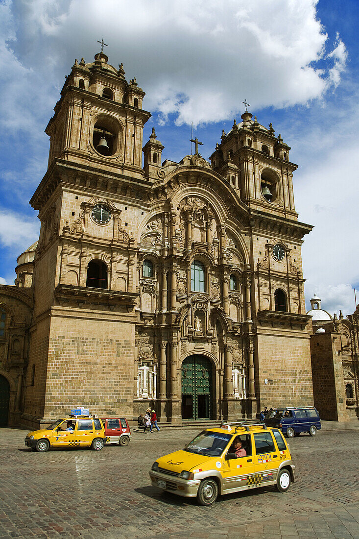 Chuch of the Society of Jesus in Plaza de Armas, Cusco, Peru