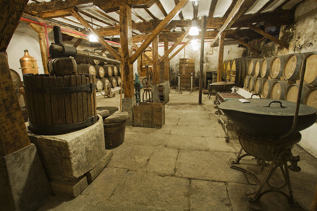 Museum of liquor in distilleries Manuel Acha, Amurrio. Alava, Basque Country, Spain